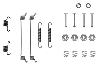 Bosch Zubehörsatz, Bremsbacken [Hersteller-Nr. 1987475116] für Renault, Peugeot, Citroën von Bosch