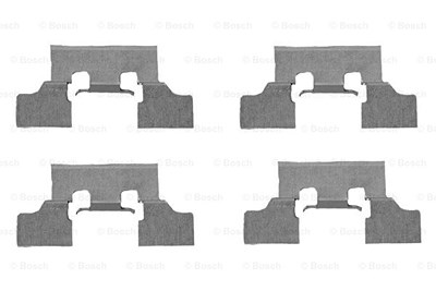 Bosch Zubehörsatz, Scheibenbremsbelag [Hersteller-Nr. 1987474412] für Ford, Jaguar von Bosch