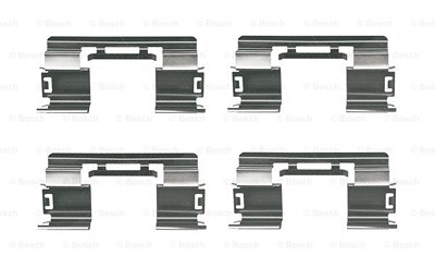 Bosch Zubehörsatz, Scheibenbremsbelag [Hersteller-Nr. 1987474746] für Chevrolet, Opel, Vauxhall von Bosch