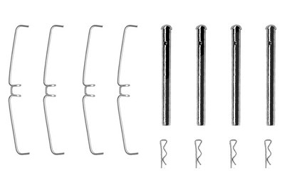 Bosch Zubehörsatz, Scheibenbremsbelag [Hersteller-Nr. 1987474092] für Land Rover, Lotus, Rover, Volvo von Bosch