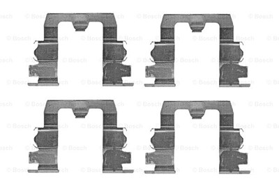 Bosch Zubehörsatz, Scheibenbremsbelag [Hersteller-Nr. 1987474153] für Mazda von Bosch