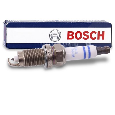 Bosch Zündkerze Doppelplatin [Hersteller-Nr. 0242235775] für Audi, Seat, Skoda, VW von Bosch