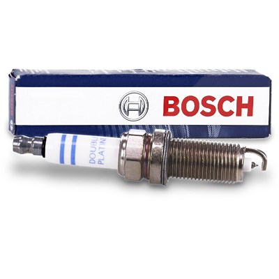 Bosch Zündkerze Doppelplatin [Hersteller-Nr. 0242236510] für BMW, Mitsubishi, Opel, Saab, Subaru von Bosch