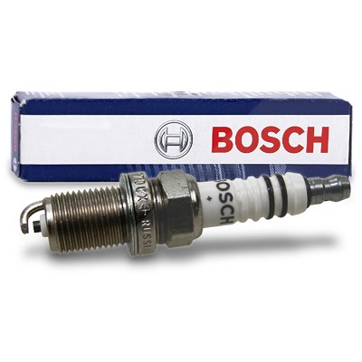 Bosch Zündkerze FR7DCX+ [Hersteller-Nr. 0242235667] für Austin, Brilliance, Chevrolet, Daewoo, Daihatsu, Dodge, Ford, Honda, Hyundai, Infiniti, Isuzu, von Bosch