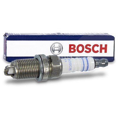 Bosch Zündkerze FR7LDC+ [Hersteller-Nr. 0242235668] für Audi, BMW, Chevrolet, Dacia, Daihatsu, Fiat, Lada, Lancia, Land Rover, Lexus, Mini, Opel, Peug von Bosch