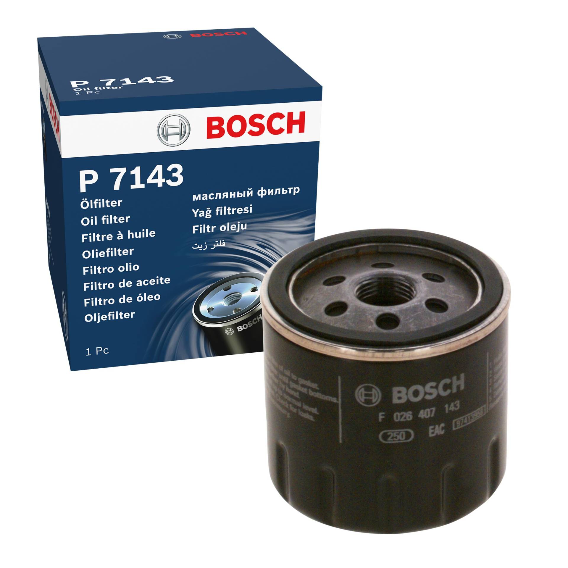 Bosch Automotive P7143 - Ölfilter Auto von Bosch