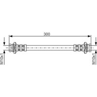 Bremsschlauch BOSCH 1 987 476 908 von Bosch