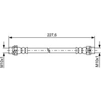 Bremsschlauch BOSCH 1 987 481 582 von Bosch