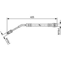 Bremsschlauch BOSCH 1 987 481 587 von Bosch