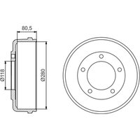 Bremstrommel BOSCH 0 986 477 203 von Bosch