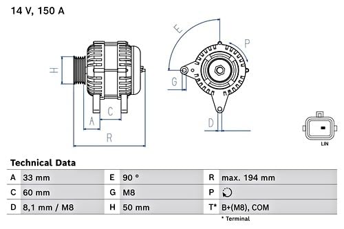 DREHSTROMGENERATOR von Bosch