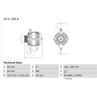 Drehstromgenerator BOSCH 0 986 042 740 von Bosch