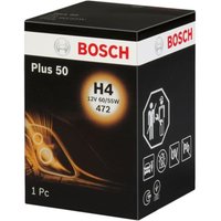 Glühlampe Halogen BOSCH H4 Plus 60% 12V, 60/55W, 1 Stück von Bosch