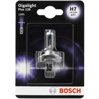 Glühlampe Halogen BOSCH H7 Gigalight Plus 120% 12V, 55W, 1 Stück von Bosch