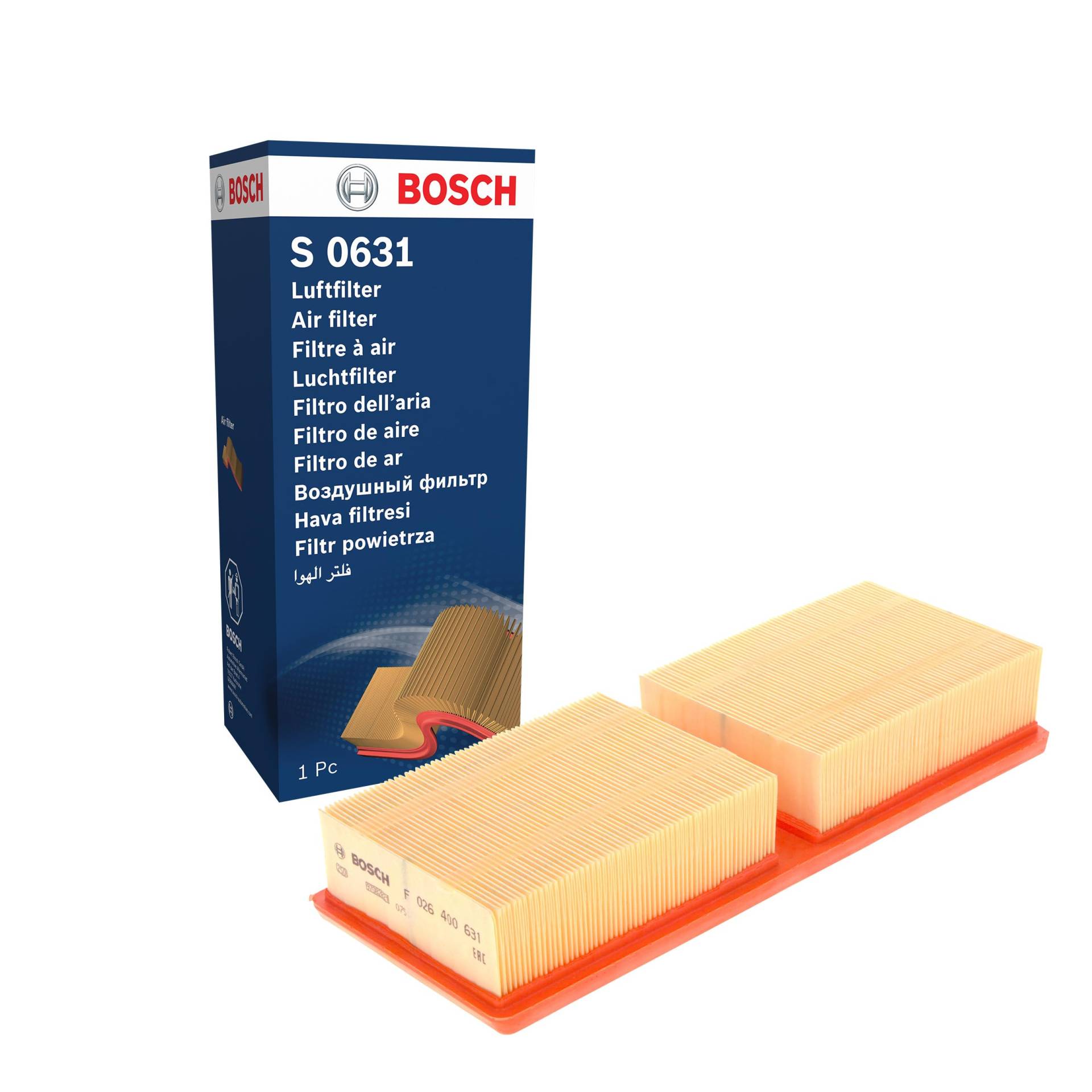 Bosch S0631 - Luftfilter Auto von Bosch Automotive