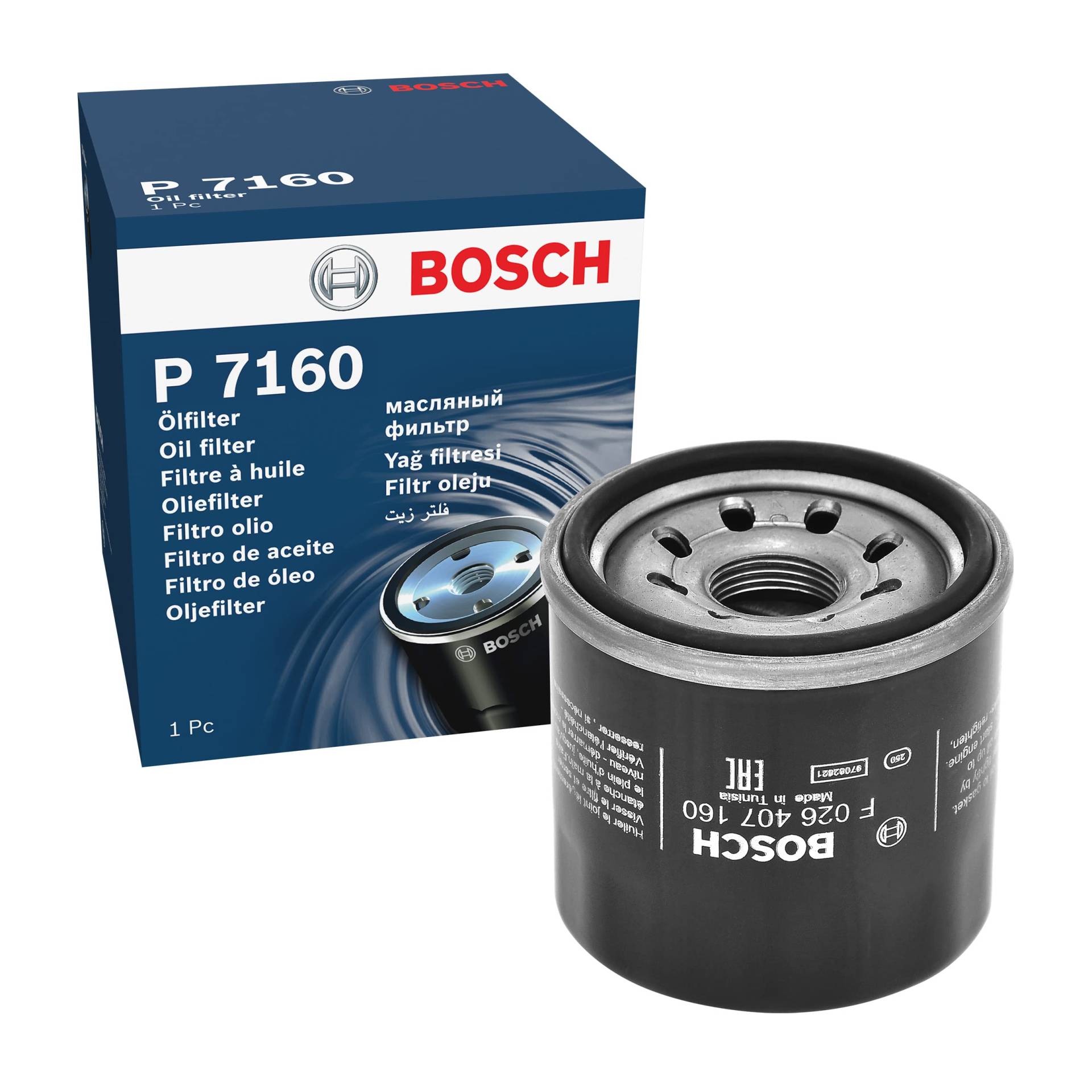 Bosch Automotive P7160 - Ölfilter Auto von Bosch