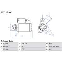 Starter BOSCH 0 986 019 940 von Bosch