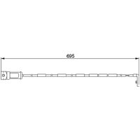 Warnkontakt, Bremsbelagverschleiß BOSCH 1 987 474 929 von Bosch