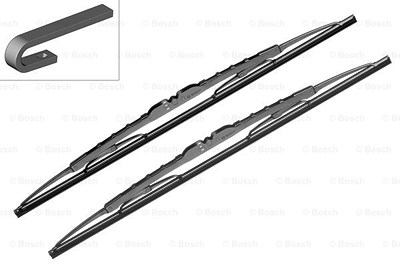 Bosch Wischblatt [Hersteller-Nr. 3397005772] für Iveco, Kia, Mazda, Mercedes-Benz, Nissan, Opel, Renault, Renault Trucks von Bosch