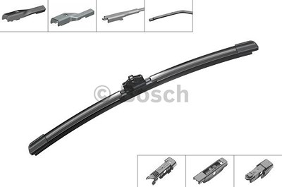 Bosch Wischblatt [Hersteller-Nr. 3397006827] für Abarth, Chevrolet, Fiat, Ford, Hyundai, Kia, Nissan, Opel, Renault, Smart von Bosch