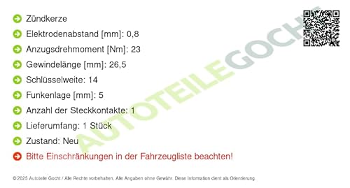 ZÜNDKERZE ENTSTÖRT VR8SII33T 242129535 von Bosch