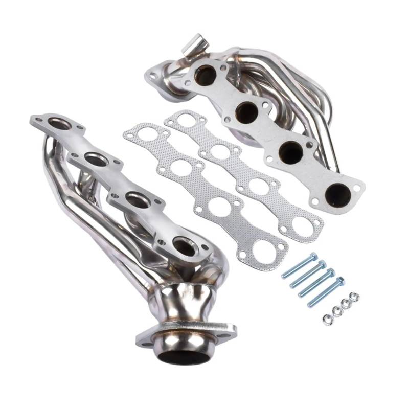 daili store Auspuffkrümmer mit hohem Durchfluss, kompatibel mit Ford, kompatibel mit F-150, kompatibel mit F-250, kompatibel mit Expedition 1997–2003, 5,4 l V8-Qualitäts-Edelstahl-Autoauspuffsystem von Boshu