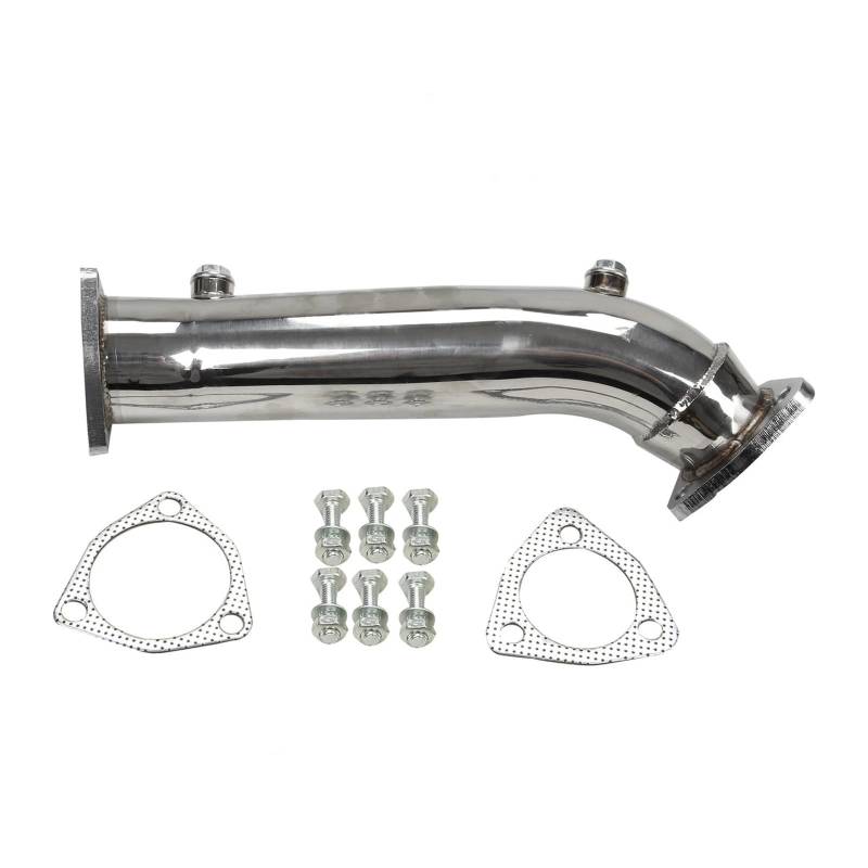 daili store EDELSTAHL-RACING-TURBO-FALLROHR-AUSPUFF for 97-05, kompatibel mit AUDI A4, kompatibel mit PASSAT 1.8T von Boshu