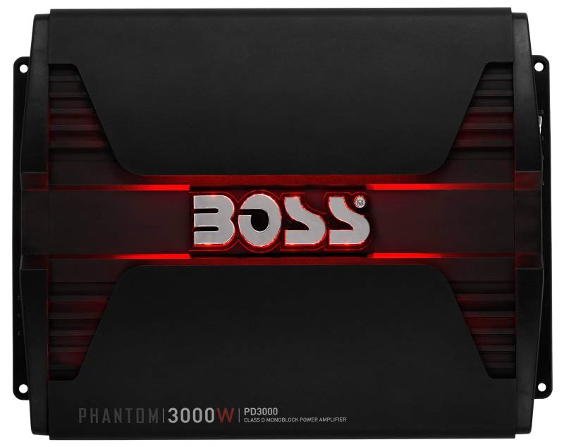 Boss Audio PD3000 Phantom 3000 W Monoblock, Klasse D-Verstärker von Boss Audio