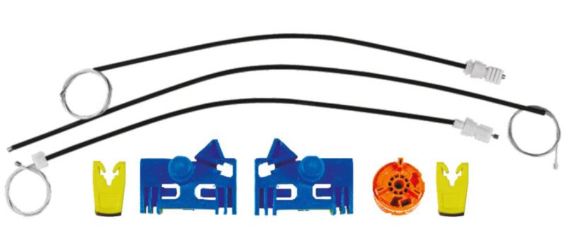 Bossmobil Fensterheber Vorne Links kompatibel mit Espace IV (JK0/1_), Fensterheber-Reparatursatz Mitnehemr Gleictbacke Gleitstück 8200424422 8200017904 8200017894 von Bossmobil