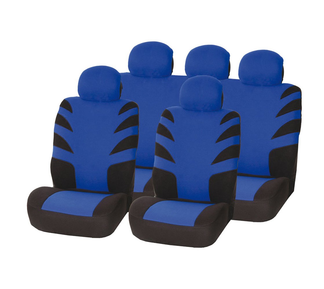 Bottari 10131 10131: Sitzbezüge Raptor, blau, 9 Teile aus Velours. von Bottari