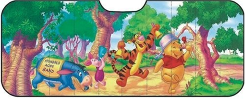 Bottari 21894 AluminiumSonnenschutz Disney Winnie Puuh für Front und Heckscheiben mit Saugnapf, 1 Teil, 60 x 145 cm von Bottari