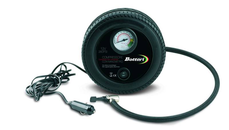 Bottari 24054 Kompressor Wheel bis zu 18 Bar, 12 V-12 A von Bottari