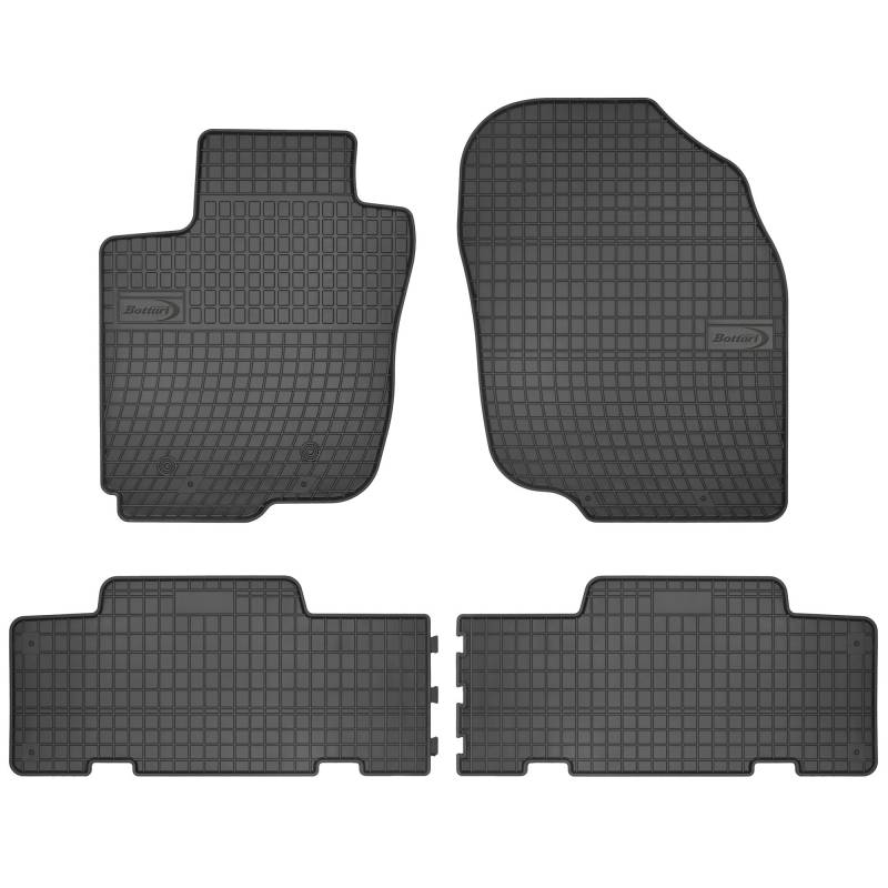 Bottari 39702 Set 4 tappeti auto in gomma su misura per Toyota Rav 4 - dal 2005 al 2012 von Bottari