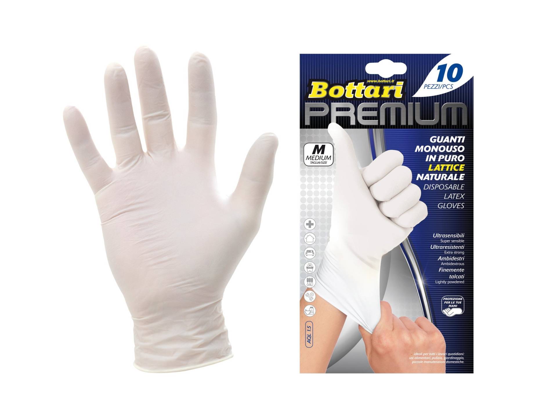 Bottari 98112 10 Handschuhe Latex von Bottari