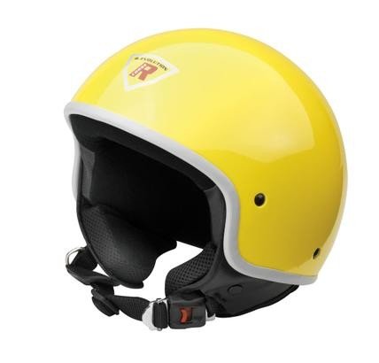 Bottari Motorradhelm Custom, Shine Yellow, Größe L von Bottari