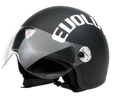 Bottari Motorradhelm Evolution, Rubber Black, Größe XS von Bottari