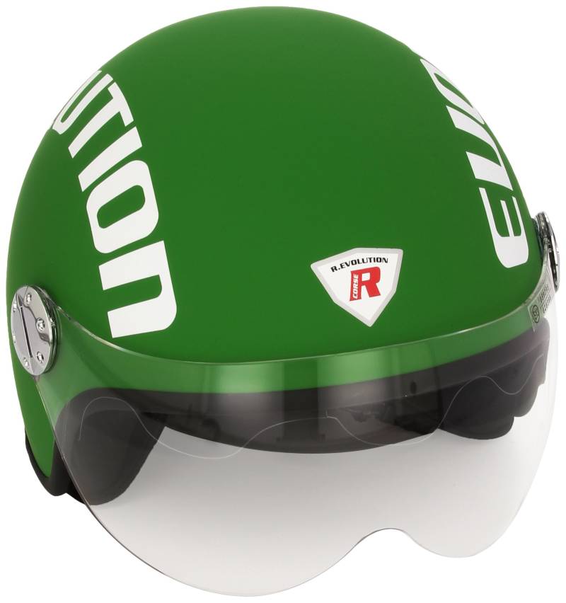 Bottari Motorradhelm Evolution, Rubber Green, Größe XL von Bottari