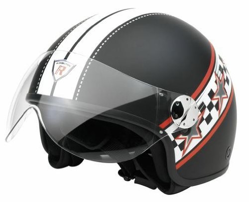 Bottari Motorradhelm RS2, Rubber Black, Größe XL von Bottari