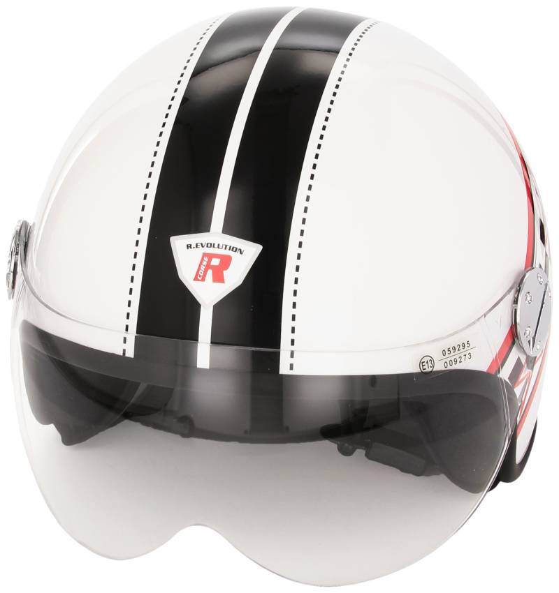 Bottari Motorradhelm RS2, Shine White, Größe M von Bottari