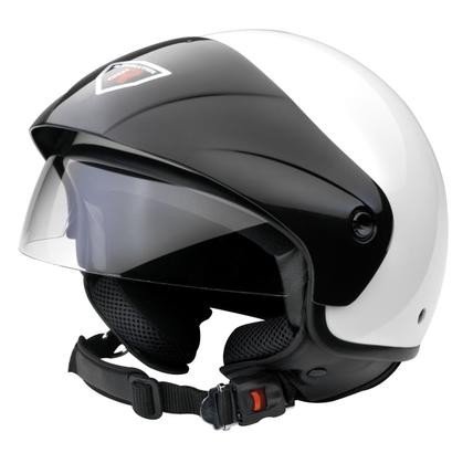 Bottari Motorradhelm Touring, Pearl White, Größe L von Bottari