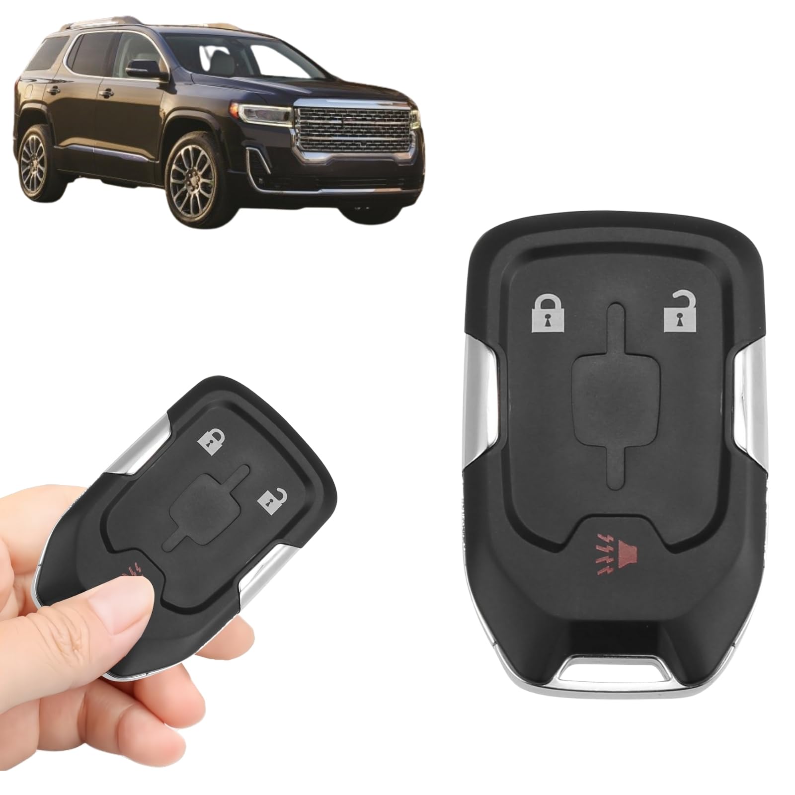 Boxonly 433 MHz Schlüsselanhänger Keyless Entry Remote kompatibel mit Ram ProMaster 1500 2500 3500 (2015–2019), Fiat Ducato 500L Panda (2011–2016), FCC ID RX2TRF198 von Boxonly