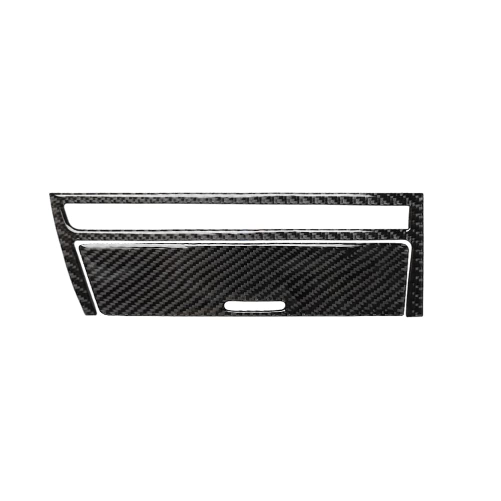 Autoaufkleber zigarettenanzünder abdeckung carbon Panel 2-teiliges Set Carbon Fiber dekorative Aufkleber Carbon-Faser-Dekor Wasserdichter für 3er E46 1998-2005 Linkslenker von Boyfriend Cardig