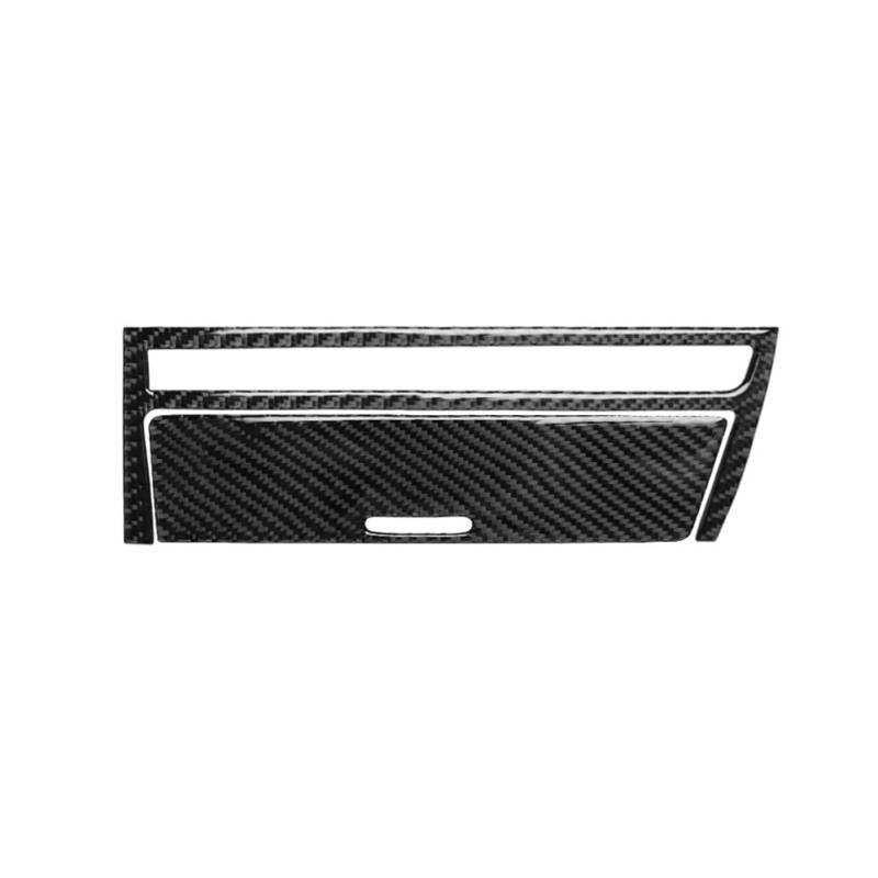 Autoaufkleber zigarettenanzünder abdeckung carbon Panel 2-teiliges Set Carbon Fiber dekorative Aufkleber Carbon-Faser-Dekor Wasserdichter für 3er E46 1998-2005 Rechtslenker von Boyfriend Cardig