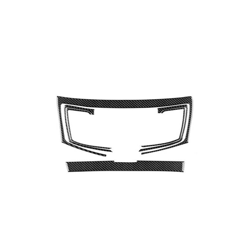 Auto Aufkleber Trim Cover Für Accord 2013 2014 2015 2016 2017 LHD Car Center Air Vent Rahmen Innenverkleidung Zubehör Echter Weicher Carbonfaser-Aufkleber Auto Interieur Zubehör von Bpjikxf