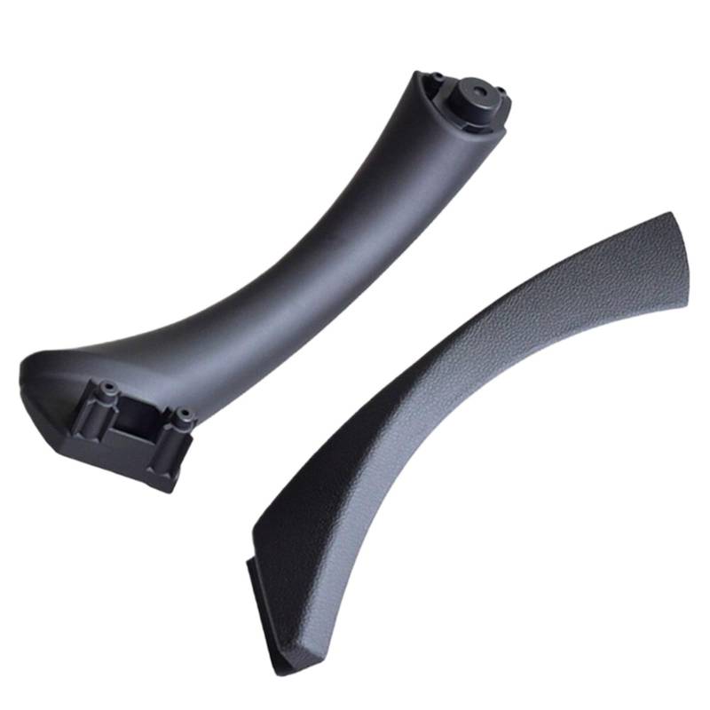 Auto-Innentürgriff Für E90 Für E91 Für 3er-Reihe Auto-Innenausstattung Rechts Links Seite Innentürverkleidung Griff Pull Trim Cover Türgriff(Black-2pcs-Right) von Bpjikxf