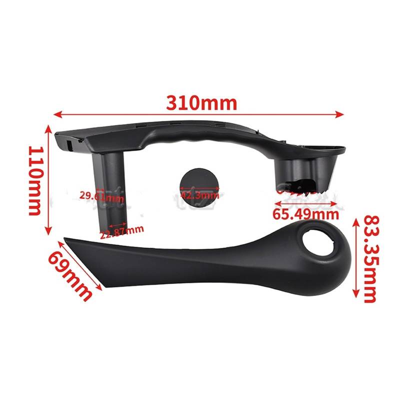 Auto-Innentürgriff Für Megane Für MK2 2002 2003 2004 2005 2006 2007 2008 2009 Auto Vorne Innen Tür Griff Grip Schwarz Links Rechts 7701475315 7701475316 Türgriff(Vorne Links) von Bpjikxf