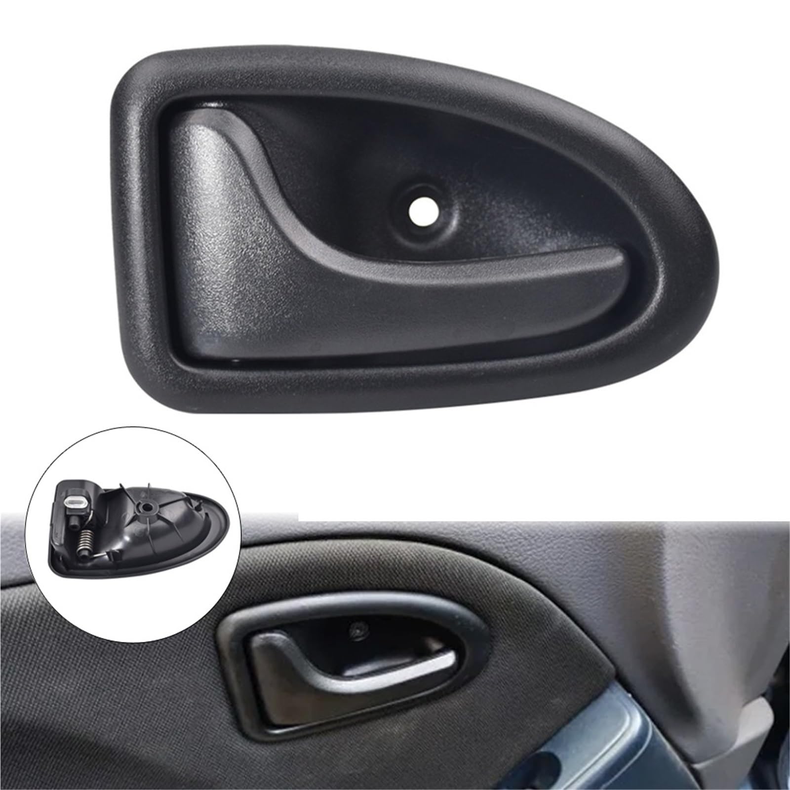 Auto-Innentürgriff Für Opel Für Vivaro 2001 2002 2003 2004 2005 2006 2007 2008 2009 2010 2011 2012 2013 2014 Auto Innen Tür Griff Vorne Links/Rechts Seite 7700432705 Türgriff(Black RL) von Bpjikxf