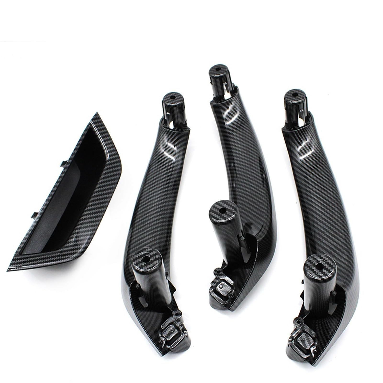 Auto-Innentürgriff Für X3 Für X4 Für F25 Für F26 2010 2011 2012 2013 2014 2015 2016 LHD RHD Carbon Fiber Innen Tür Griff Ersatz Kit Türgriff(LHD 4PCS Set) von Bpjikxf