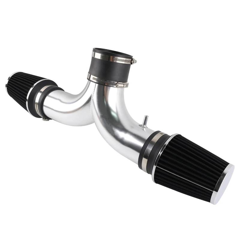 Auto Lufteinlassschlauch Dual Twin Cold Air Intake Kit + Filter Für Jeep Für Grand Für Cherokee 4.7L V8 1999 2000 2001 2002 2003 2004 Luftansaugrohr von Bpjikxf