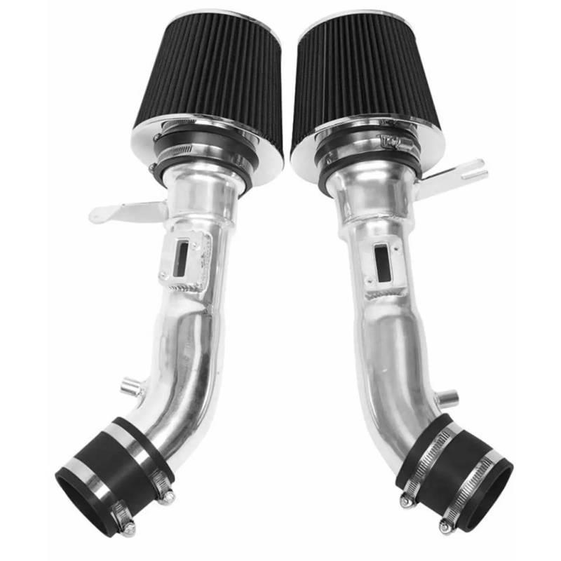 Auto Lufteinlassschlauch Für Infiniti Für G37 3,7 L 2008 2009 2010 2011 2012 2013 Lufteinlässe Teile High Flow Cold Air Intake System Filter Kit Luftansaugrohr(Schwarz) von Bpjikxf